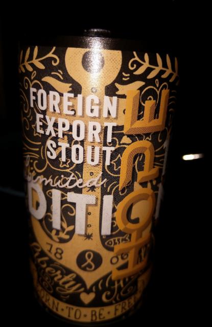 Foreign Export Stout 6.8%, Hope Beer, Ireland