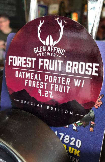 Forest Fruit Brose 4.2%, Glen Affric Brewery, England