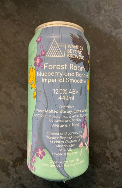 Forest roam 12.0%, Wander Beyond Brewing, England