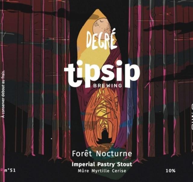 Forêt Nocturne 8.0%, Tipsip Brewing (Ex Tipsy Brewing), France