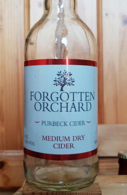 Forgotten Orchard - Medium Dry Cider 5.5%, The Purbeck Cider Company, England