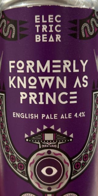 Formerly Known as Prince 4.4%, Electric Bear Brewing Co., England