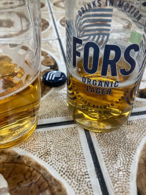 Fors Organic Lager 5.0%, Lissåker Nord Bjärneman Company AB, Sweden