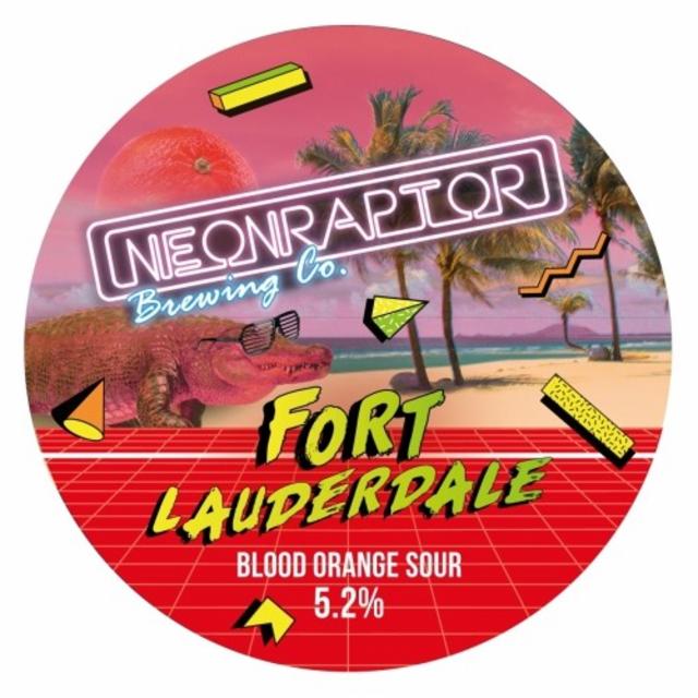 Fort Lauderdale Blood Orange 5.2%, Neon Raptor Brewing Co., England