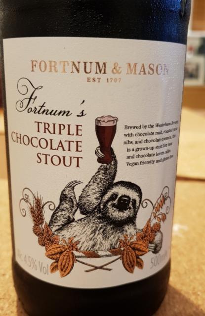 Fortnum's Triple Chocolate Stout 4.5%, Westerham Brewery Co, England