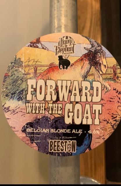 Forward With The Goat 4.6%, Bang The Elephant Brewing co, England