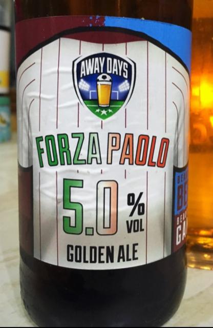 Forza Paolo 5.0%, Away Days Beer Company, England