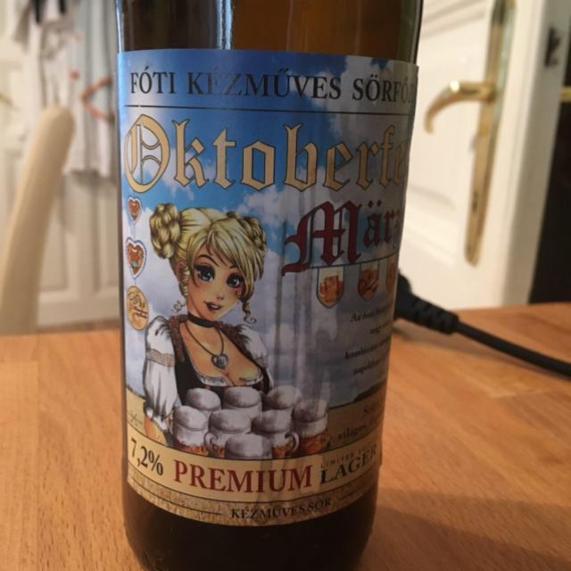 Foti Oktoberfest Märzen 7.2%, Fóti Kézmüves Sörfözde, Hungary