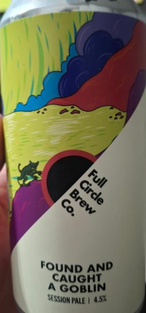 found and caught a goblin 4.5%, Full Circle Brew Co., England