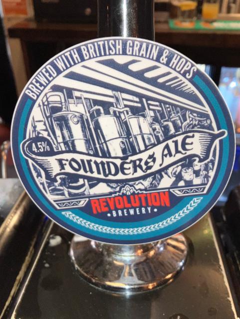 Founders Ale 4.5%, Revolution Brewery, England