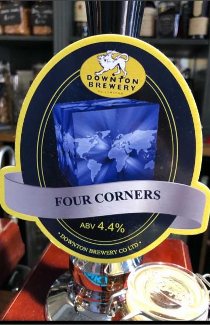 Four Corners 4.4%, Downton Brewery, England