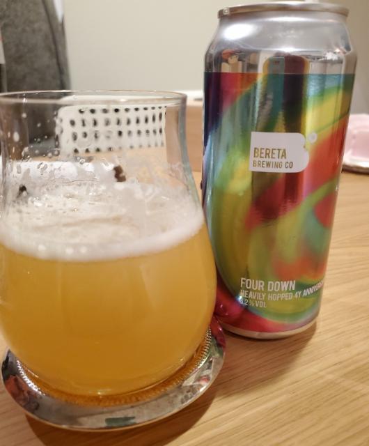 four down heavily hopped 4Y anniversaire ipa 6.2%, Bereta Brewing Co, Romania