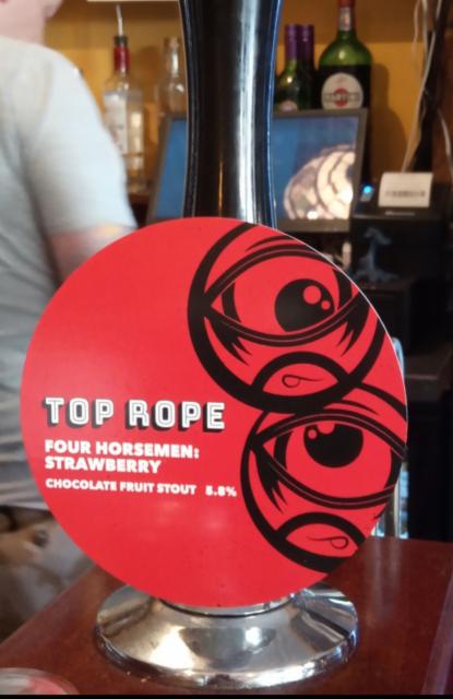 Four Horsemen: Strawberry 5.8%, Top Rope Brewing, England