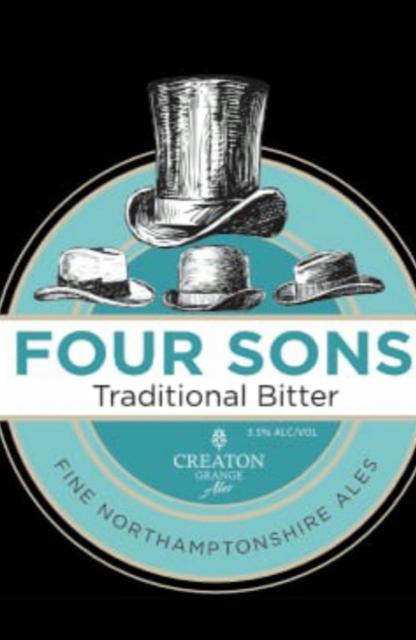 Four Sons 3.5%, Creaton Grange Ales, England