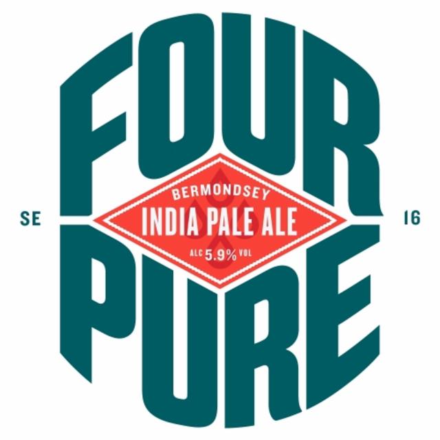 Fourpure India Pale Ale 5.9%, Fourpure Brewing Co., England