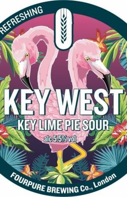 Key West Lime Pie Sour 5.5%, Fourpure Brewing Co., England