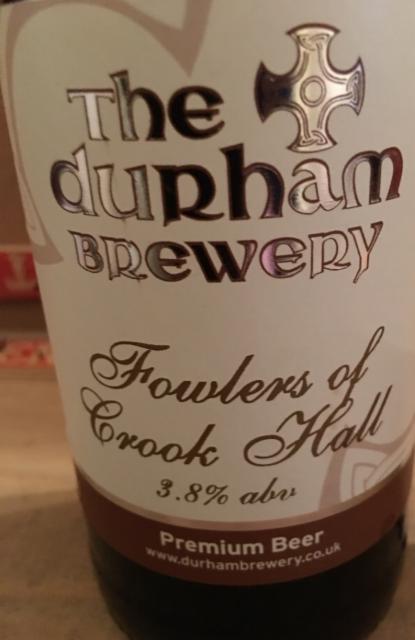 Fowlers Of Crook Hall 3.8%, The Durham Brewery, England