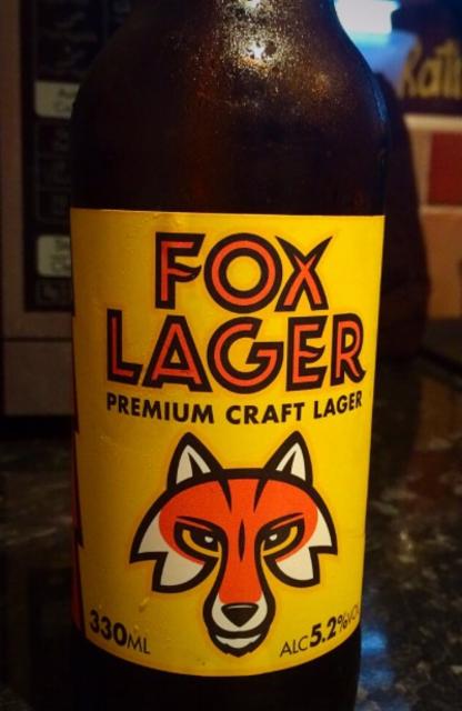 Fox Lager 5.2%, Langton Brewery, England