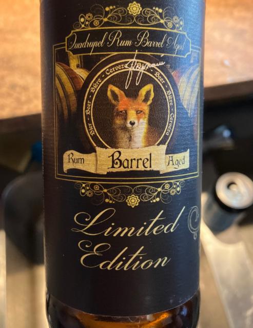 Fox Reynaert Quadrupel Limited Edition, Fox Reynaert Biermanufaktur