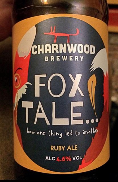 Fox Tale 4.6%, Charnwood Brewery, England