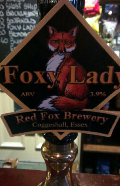 Foxy Lady 3.9%, Red Fox Brewery, England