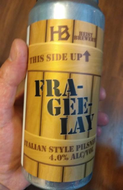 fra-gee-lay 4.0%, Heist Brewery, United States