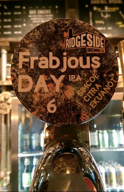 Frabjous Day 6.0%, Ridgeside Brewery, England
