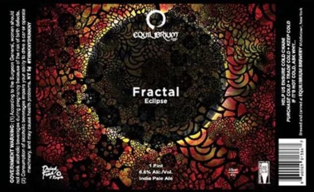 Fractal Eclipse 6.8%, Equilibrium Brewery, United States