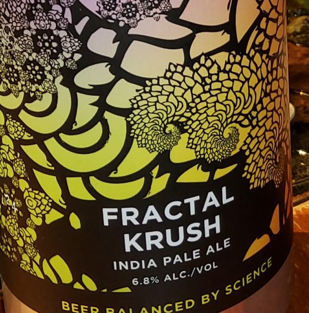 fractal krush 6.8%, Equilibrium Brewery, United States