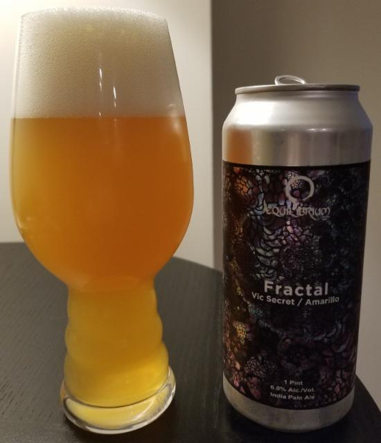 Fractal Vic Secret/Amarillo 6.8%, Equilibrium Brewery, United States