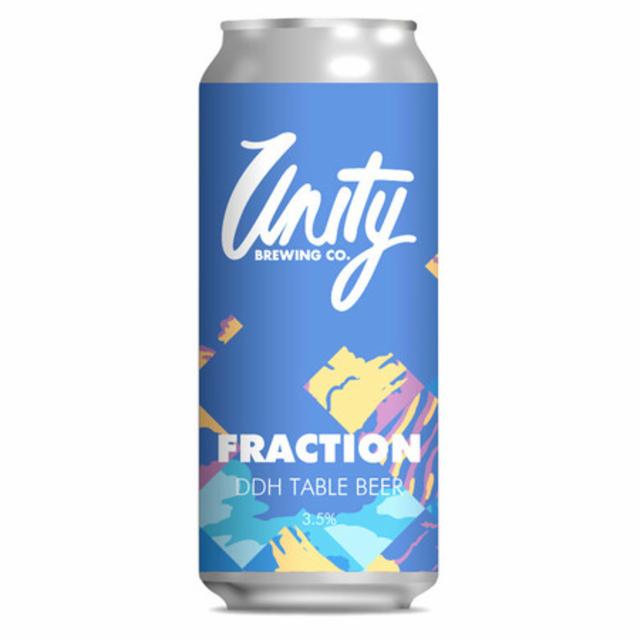 Fraction DDH Table Beer 3.0%, Unity Brewing Co, England