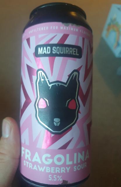 Fragolina 5.5%, Mad Squirrel Brewing, England