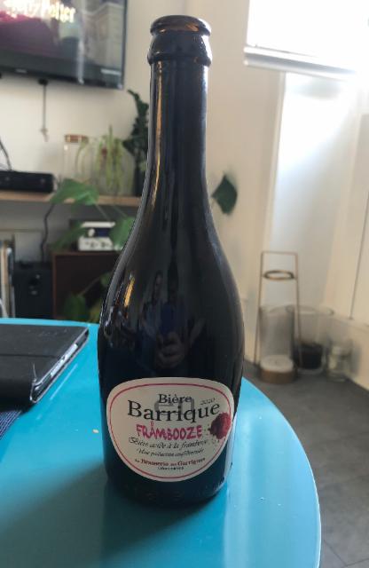 Bière Barrique 2020 Frambooze 5.2%, Brasserie Des Garrigues, France