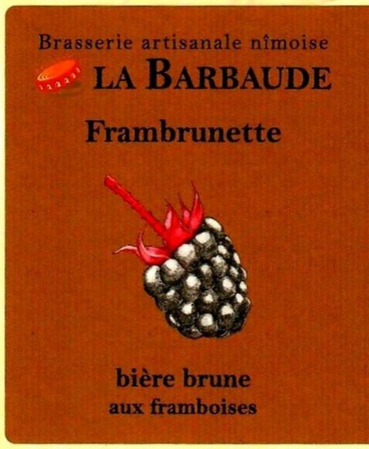 Frambrunette 5.4%, Brasserie La Barbaude, France