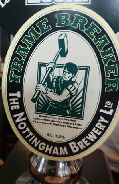 Frame Breaker 3.8%, Nottingham Brewery, England