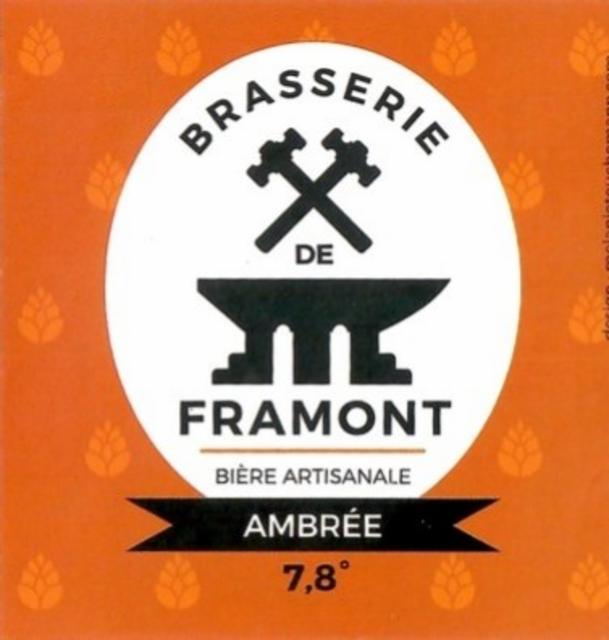 Framont Ambrée 7.8%, Brasserie De Framont, France