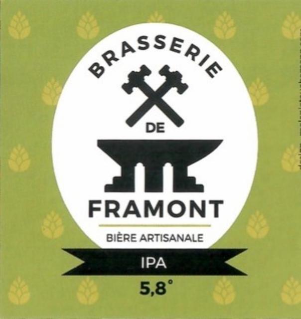 Framont IPA 5.8%, Brasserie De Framont, France