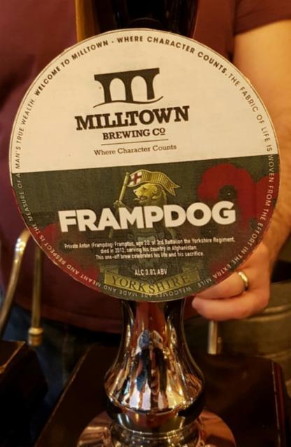 Frampdog 3.8%, Milltown Brewing, England