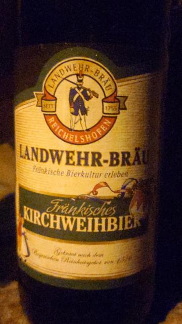 Fränkisches Kirchweihbier 5.4%, Landwehr-Bräu, Germany