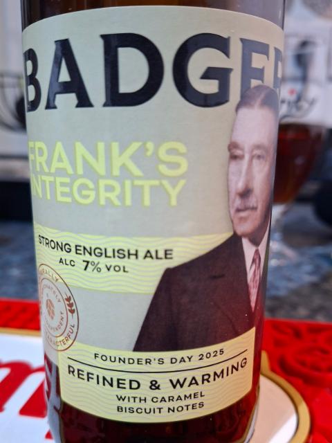 Frank's Integrity 7.0%, Hall & Woodhouse, England