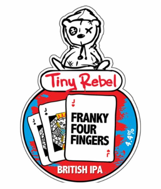 Franky Four Fingers 4.4%, Tiny Rebel Brewing, Wales