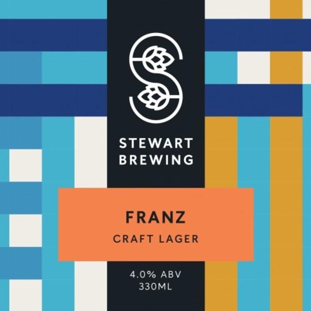 Franz Craft Lager 4.0%, Stewart Brewing, Scotland