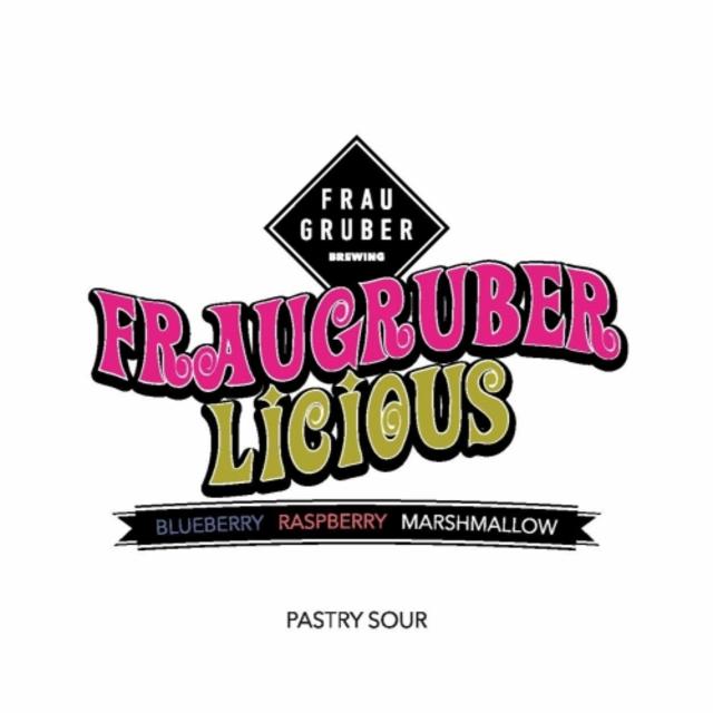 Fraugruberlicious: Blueberry / Raspberry / Marshmallow 6.2%, FrauGruber Brewing, Germany