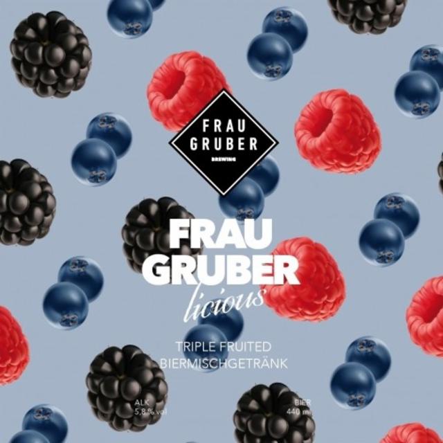 FrauGruberlicious Triple Fruited 5.8%, FrauGruber Brewing, Germany