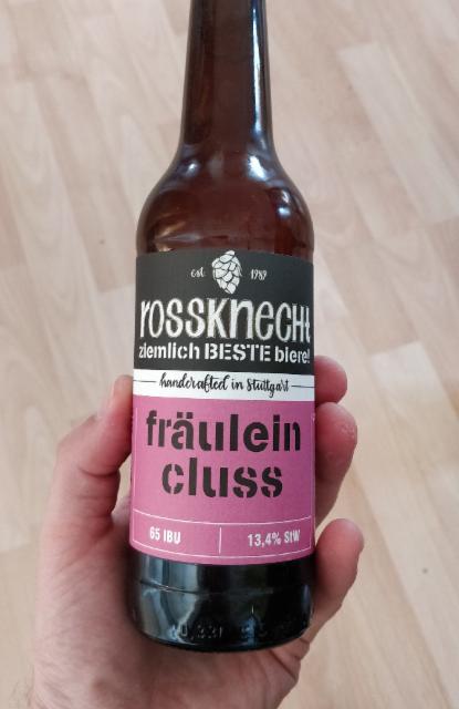 Fräulein Cluss 5.7%, Brauerei zum Rossknecht, Germany
