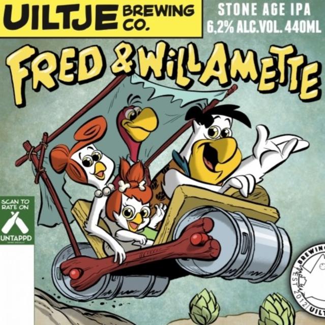 Fred & Willamette 6.2%, Uiltje Brewing Co, Netherlands