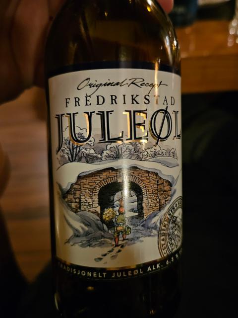 fredrikstad juleøl 6.5%, Hansa Borg Bryggerier (Royal Unibrew), Norway