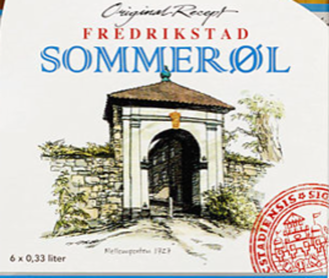 Fredrikstad Sommerøl 4.7%, Hansa Borg Bryggerier (Royal Unibrew), Norway