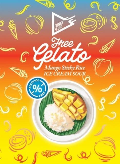 Free Gelato: Mango Sticky Rice 0.5%, Funky Fluid, Poland