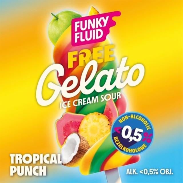 Free Gelato: Tropical Punch 0.5%, Funky Fluid, Poland